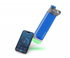 Inteligentny bidon HidrateSpark TAP 710 ml NFC z Tritanu niebieski Blue King